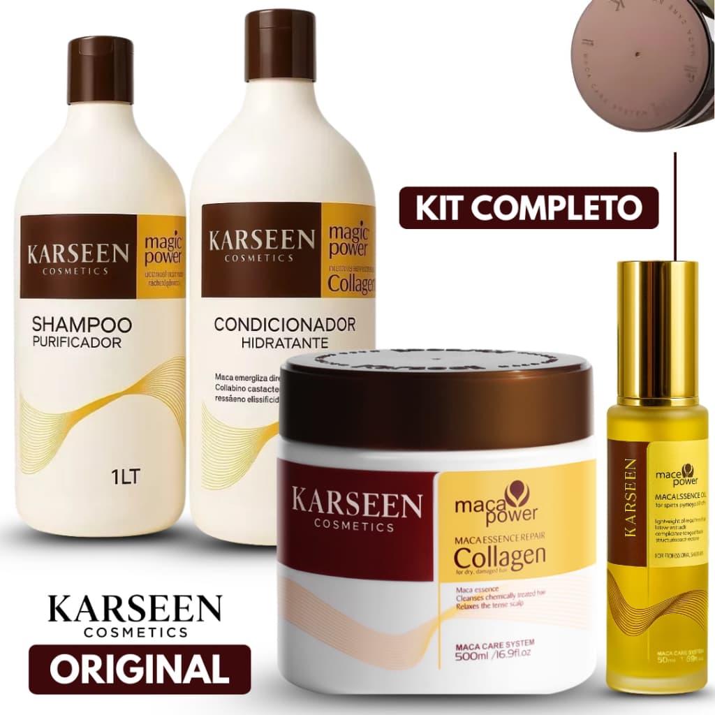 Karseen Máscara Collagen Óleo Argan Tratamento Capilar - Original