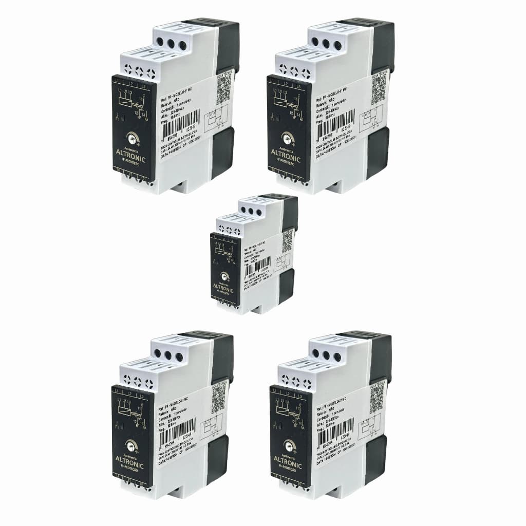 kit 5 Relé De Falta De Fase Sem Neutro Altronic