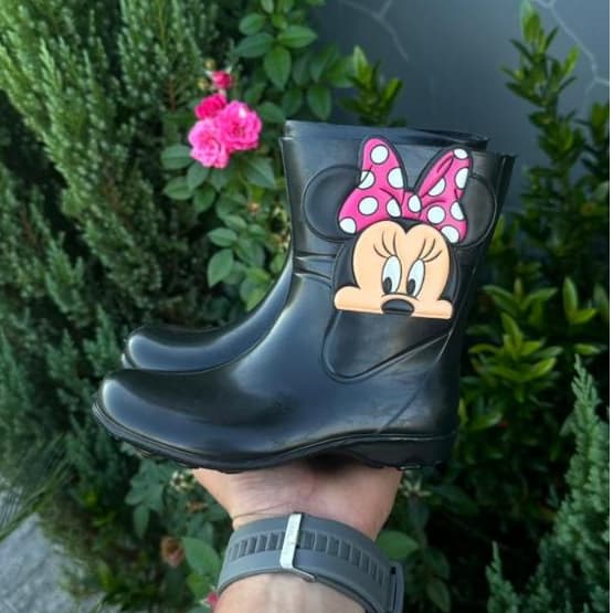 Bota Galocha Infantil Mine 19 ao 34 Frio e Chuva ante derrapante confortavel