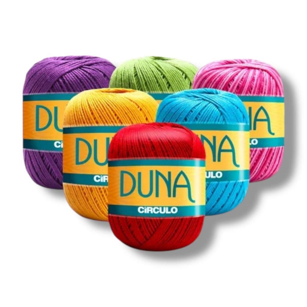 KIT 4 FIO LINHA DUNA 170MT / 100G - CÍRCULO