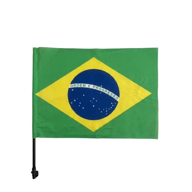 Bandeira do Brasil Oficial Para Carro Haste Suporte de Janela Automotiva Resistente Copa do Mundo