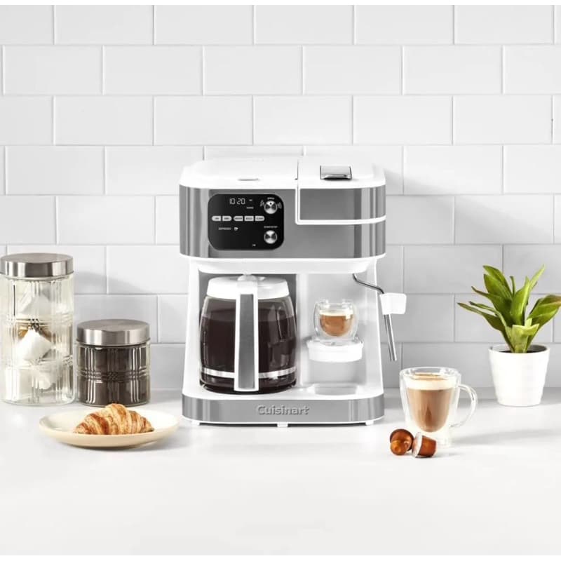 CAFETEIRA CUISINART 4 EM 1 COFFEE CENTER BARISTA 12 XÍCARAS + CÁPSULAS 110V BRANCA ORIGINAL ☕🔥