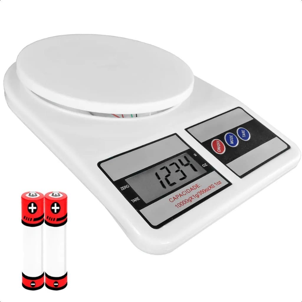 Balança Digital Electronic SF-400 Cozinha Precisão 1g Capacidade 10kg