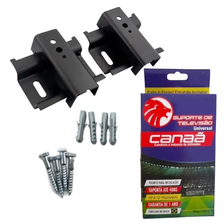 Suporte Para Tv Fixo - 10 À 71 Polegadas Cor Preto
