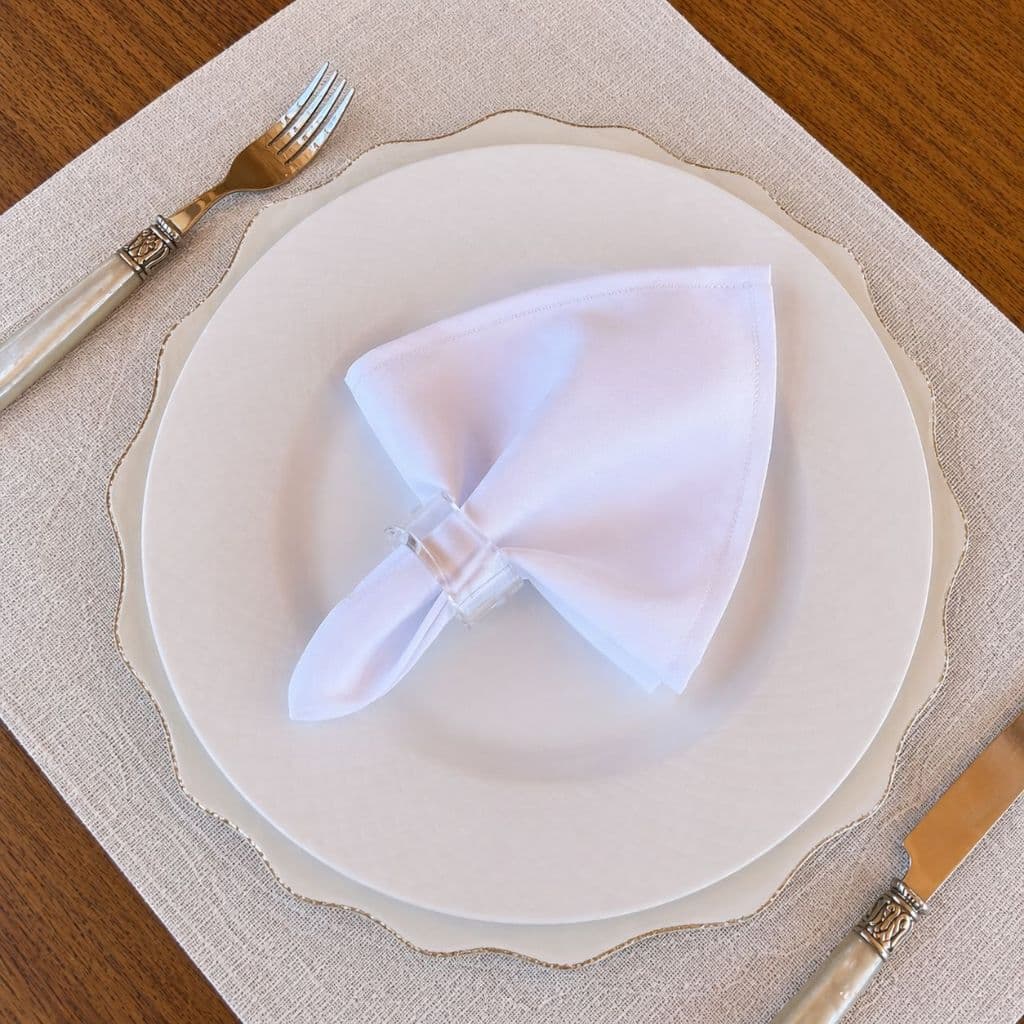 Kit Com 50 Guardanapos Oxford 35x35 Overloque Fino Premium Festa Buffet