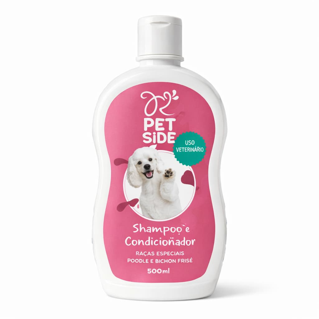 Shampoo & Condicionador para Cães Poodle Bichon Frisé