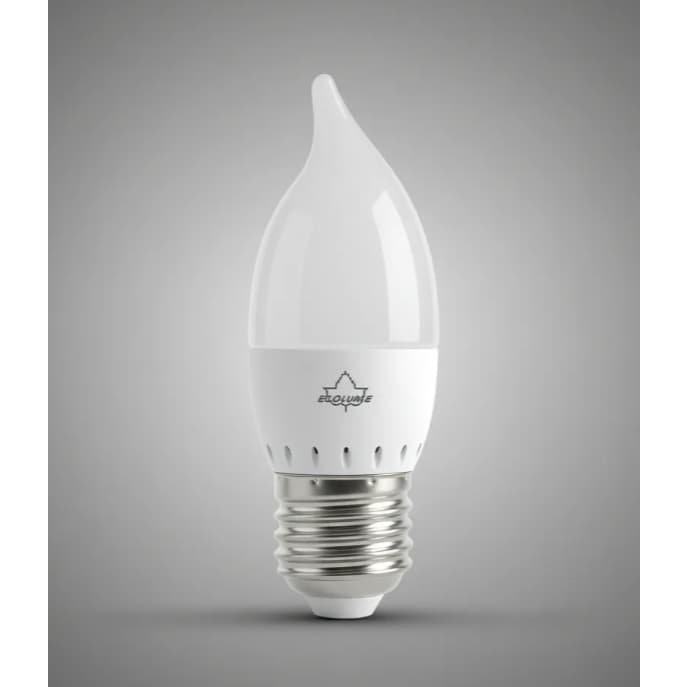 Lâmpada Vela Decorativa CAL37 2W 5000K E27 127V