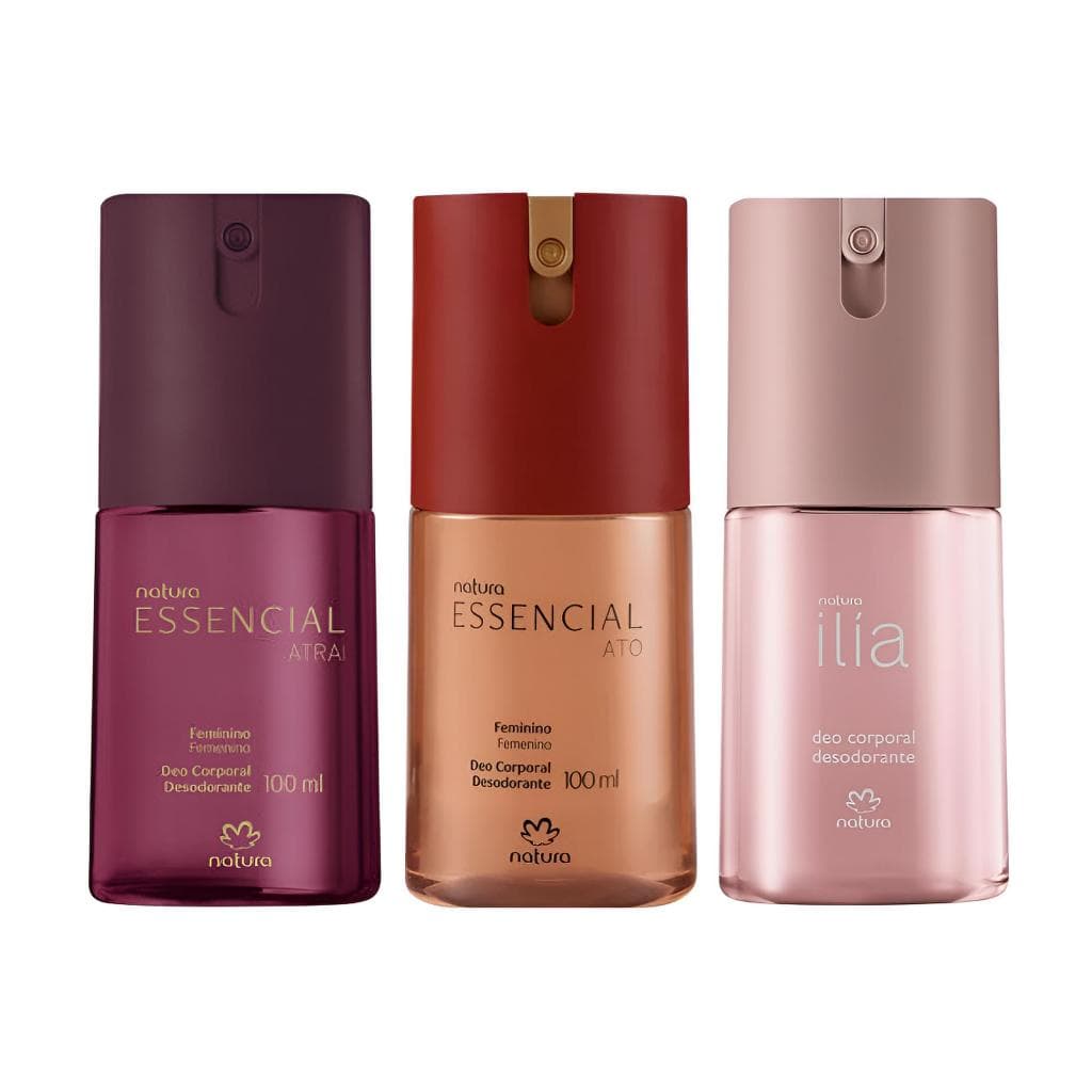 Desodorante Corporal Spray Natura Feminino Ilia Essencial Atrai Essencial Ato 100ml