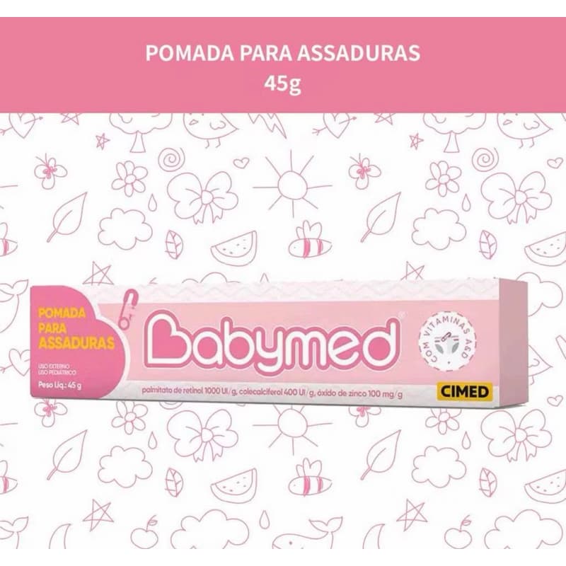Pomada Para Prevenção De Assaduras Babymed  40g