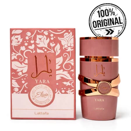 Perfume Feminino Yara Elixir Lattafa Eau De Parfum 100 Ml Perfume Árabe Importado Original Alta Fixação