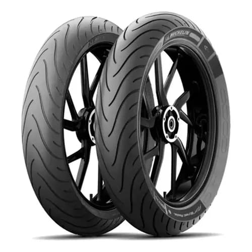 Par Pneu Michelin 180/55-17 + 120/70-17 Pilot Street Radial R1000 MT07 MT09 XJ6