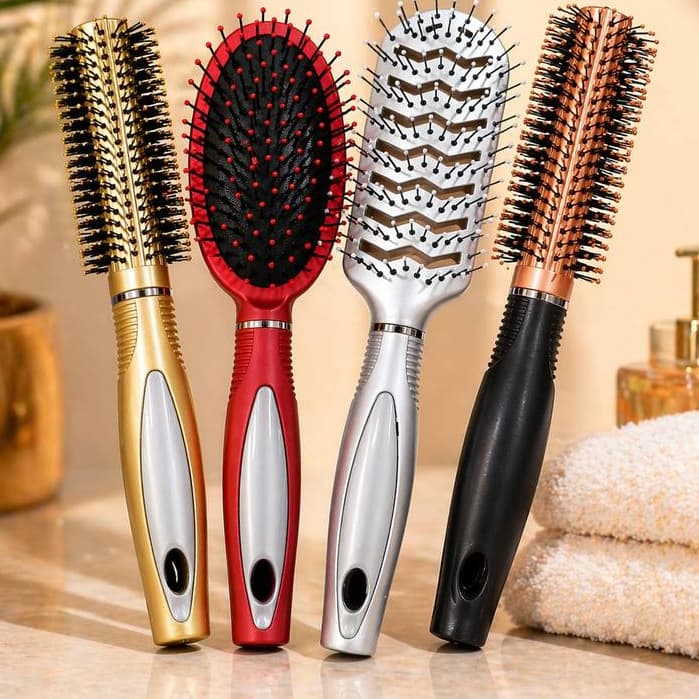 ESCOVA DE CABELO IMPORTADAS-OTIMO PARA VIAGENS-CORES SORTIDAS