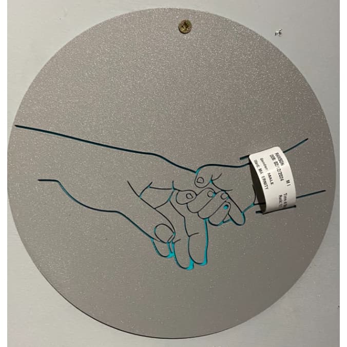 Suporte para Cartão de Nascimento de Bebê para Parede