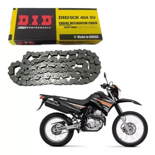 CORRENTE COMANDO DID 404X104 FAZER 250 LANDER TENERE CRF ORIGINAL RESISTENTE TOP MOTOR