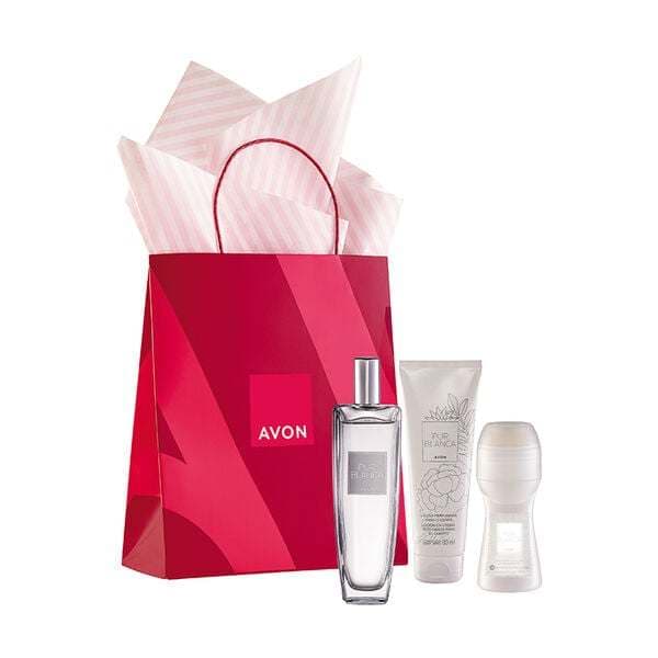 PRESENTE NATURA PUR BLANCA - KIT COMPLETO CONTEÚDO ( Colônia, Desodorante, Loção Corporal ) Mais detalhes na descrição