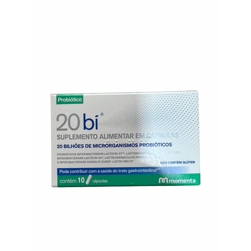 Suplemento Alimentar Probiótico 20 Bi Eurofarma 10 Cápsulas