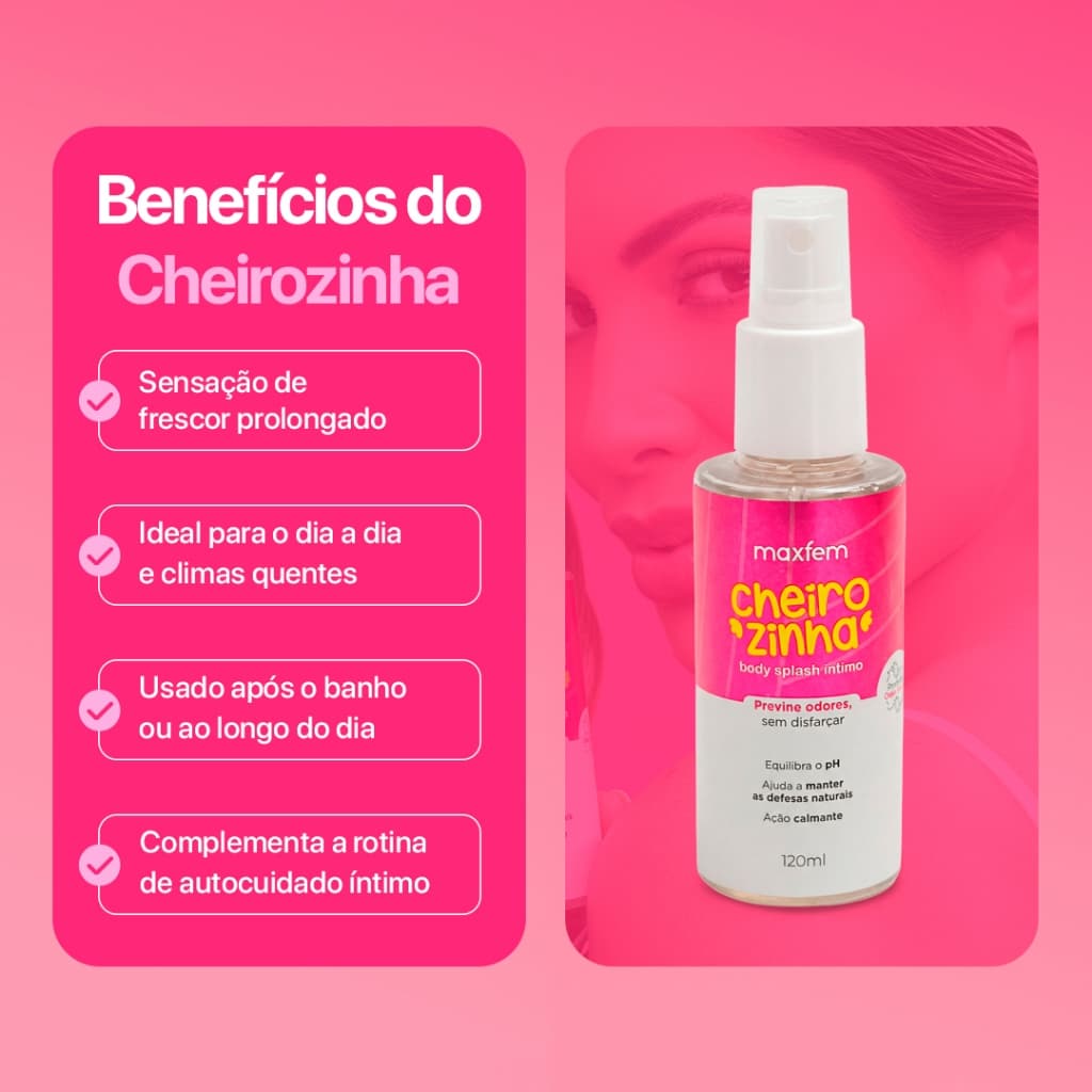 Cheirozinha - Body Splash Íntimo, Desodorante Íntimo