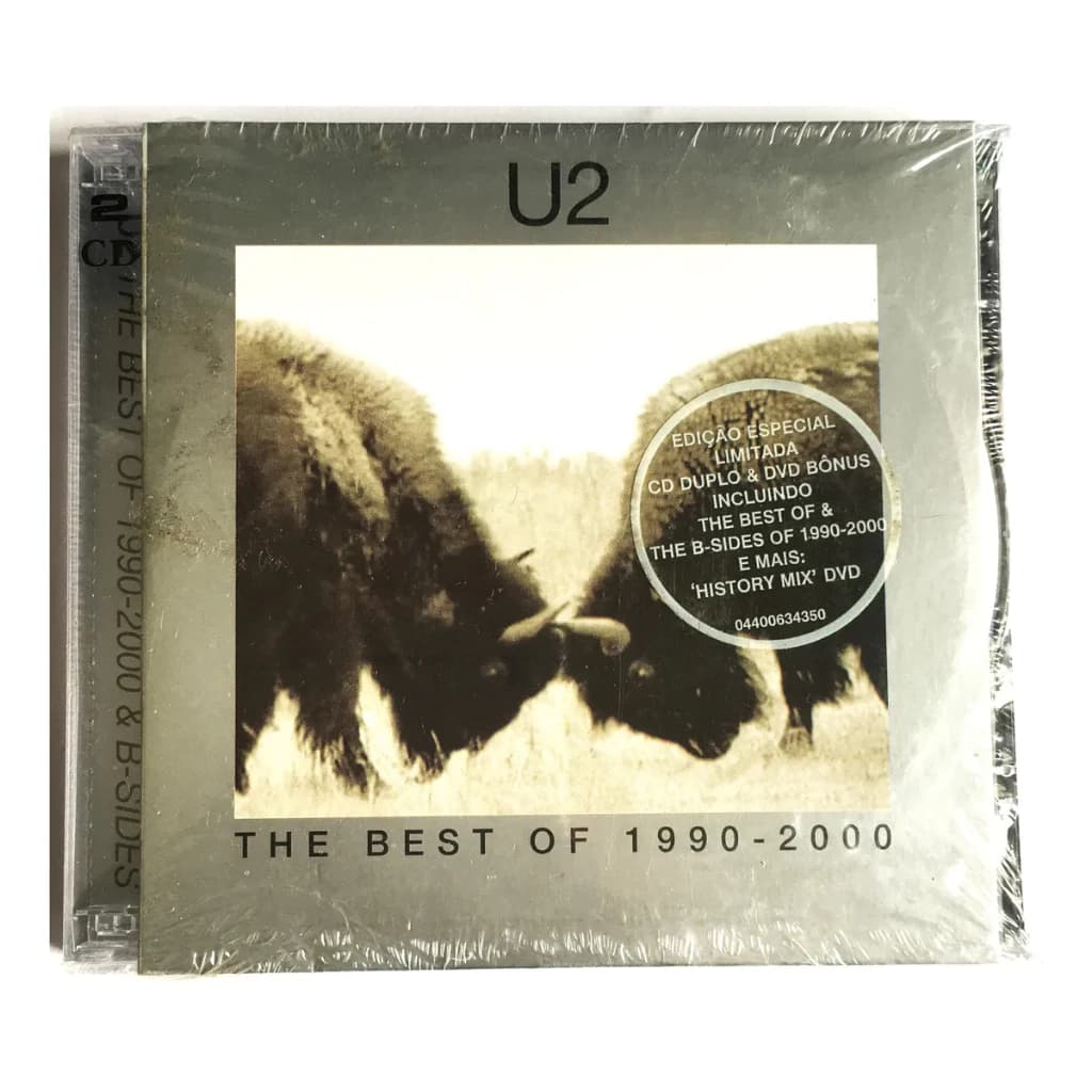 CD Duplo + DVD U2: The Best of 1990-2000 - Edição Especial Limitada (Lacrado)