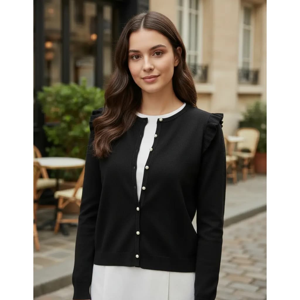 blusa feminina cardigan feminino elegante moda inverno Casaquinho Tricot Blusa de frio