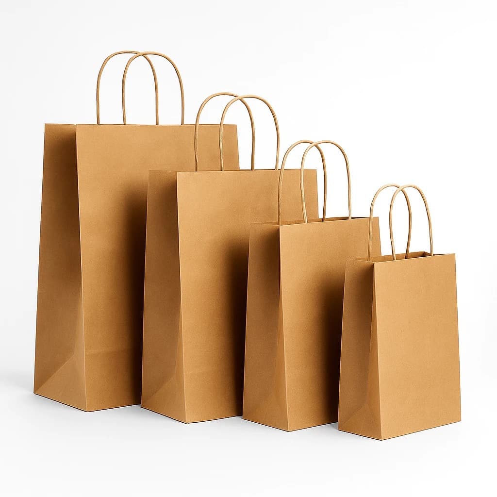 SACOLA DE PAPEL KRAFT 14X19 C/10 UNIDADES