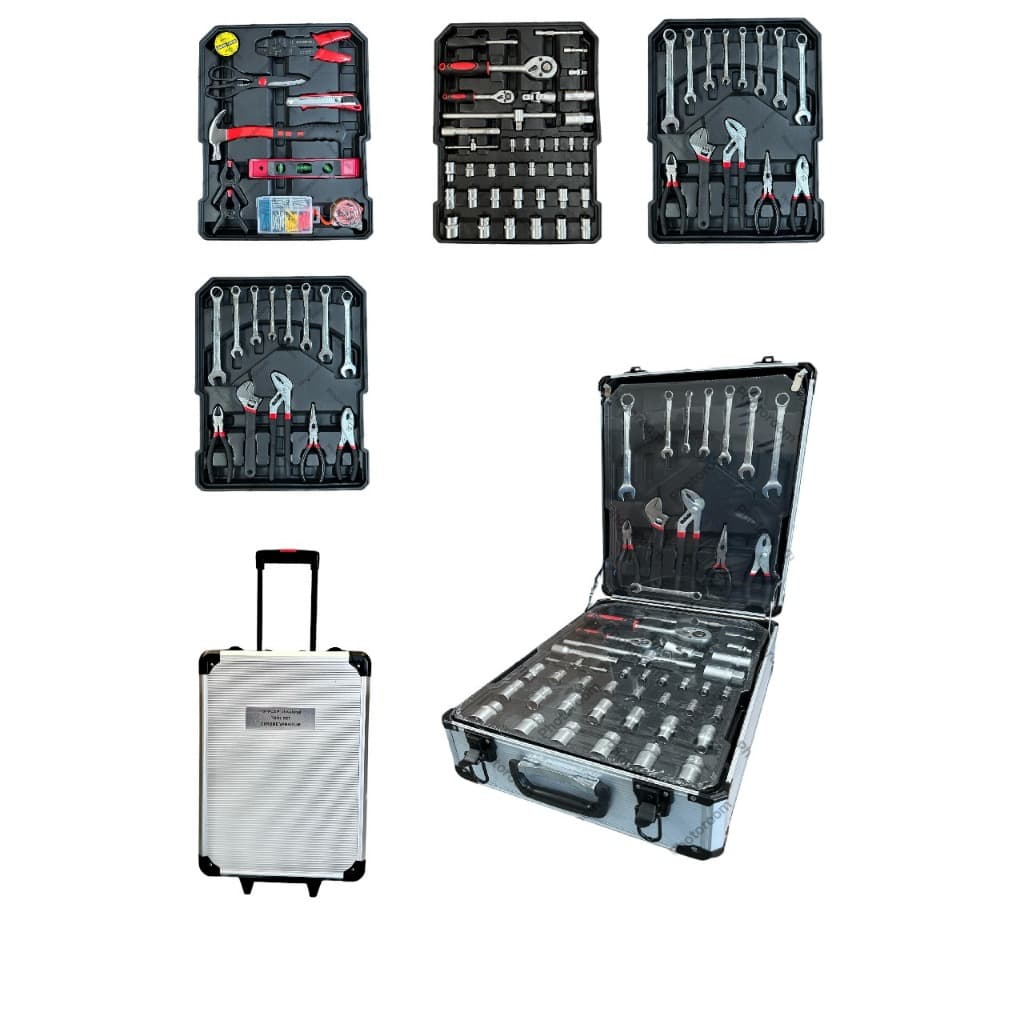 MALETA CONJUNTO DE FERRAMENTAS 187 PEÇAS - SHARK BLUE