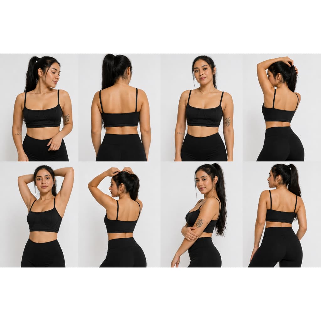 Cropped Feminino Elegante Casual com Alça fina Confortavel Em Suplex Poliamida Premium