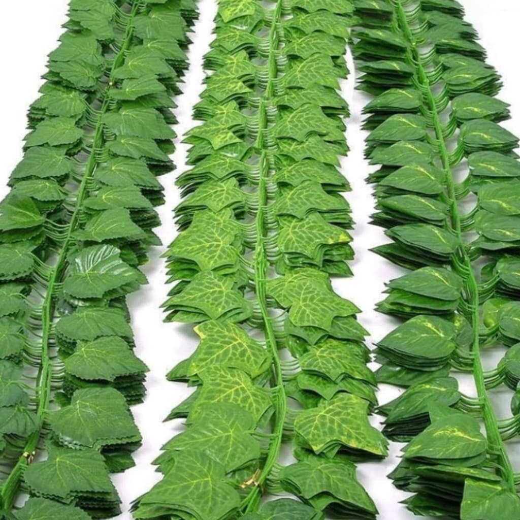Folhagem Artificial Pendente Verde Planta Para Parede Decoração