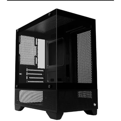 Gabinete Gamer Aquario Pichau Magpie 4b, Mini-tower Lateral De Vidro Preto