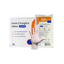 LUVA CIRÚRGICA LÁTEX COM PÓ ESTÉRIL – MEDIX