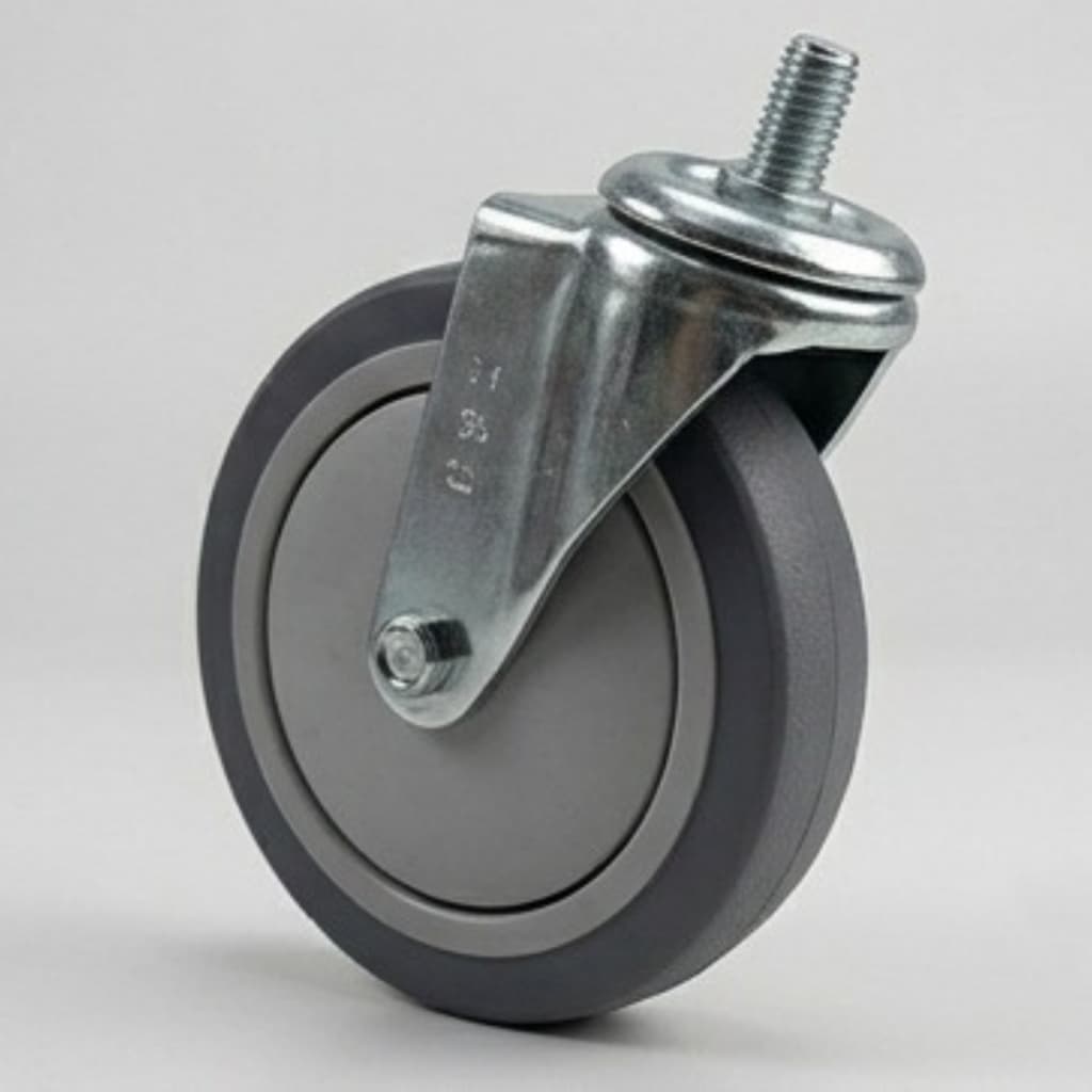 Roda Com Rodízio Para Carrinho De Supermercado Z&a Tpr 512