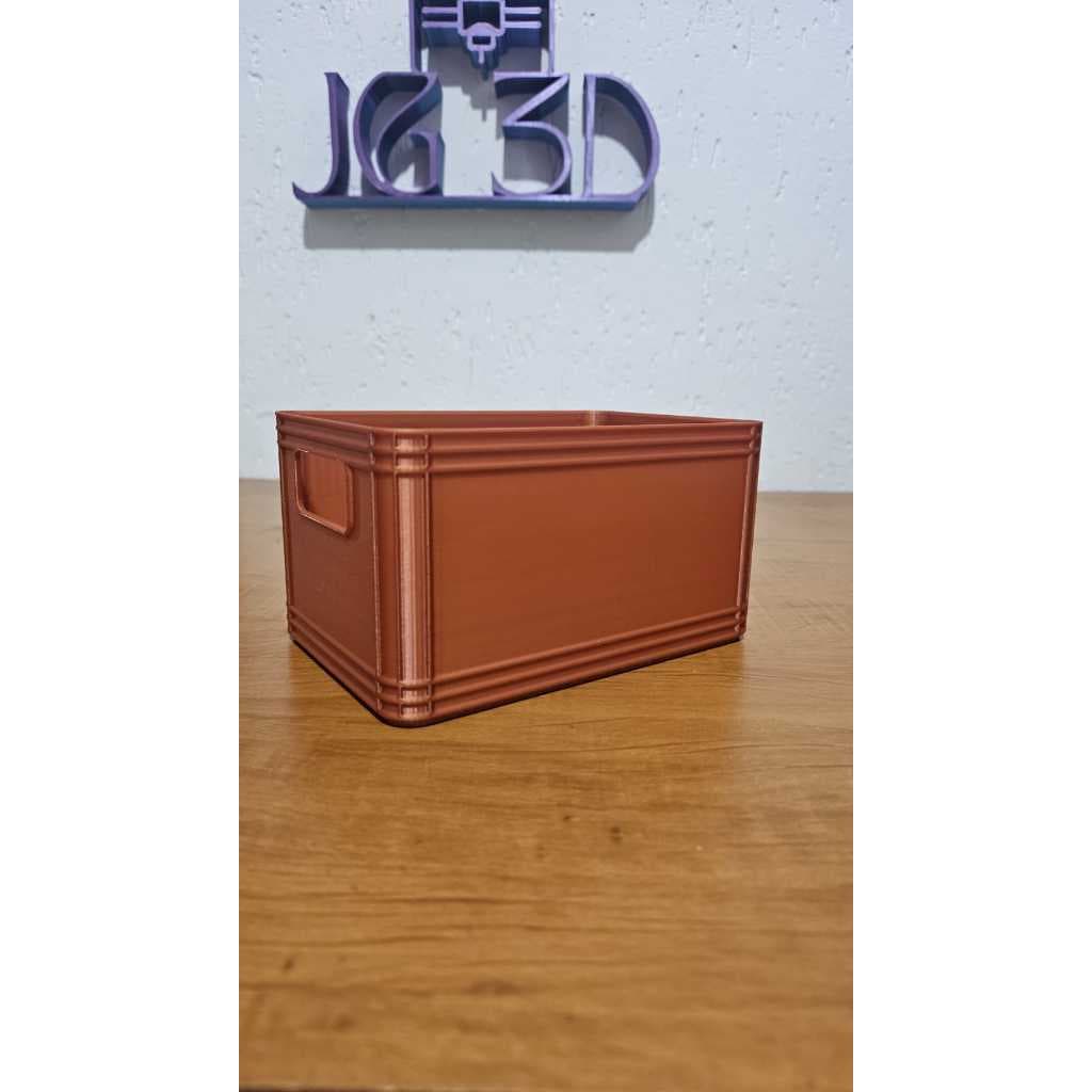 Caixa Organizadora Paramétrica M 3D | 15x10x8,5cm | PLA Premium | Multiuso | Personalizável