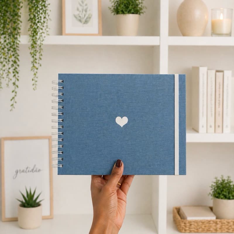 | Álbum 18x25 GRANDE 100 Páginas | Fotos, Scrapbook e Journaling