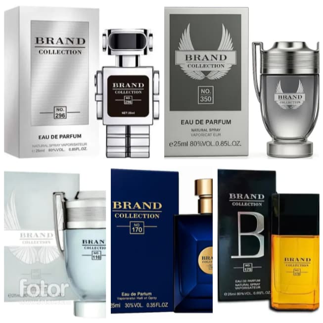 Perfume Miniatura Masculino Brand Collection - 25ml - Tamanho Viagem