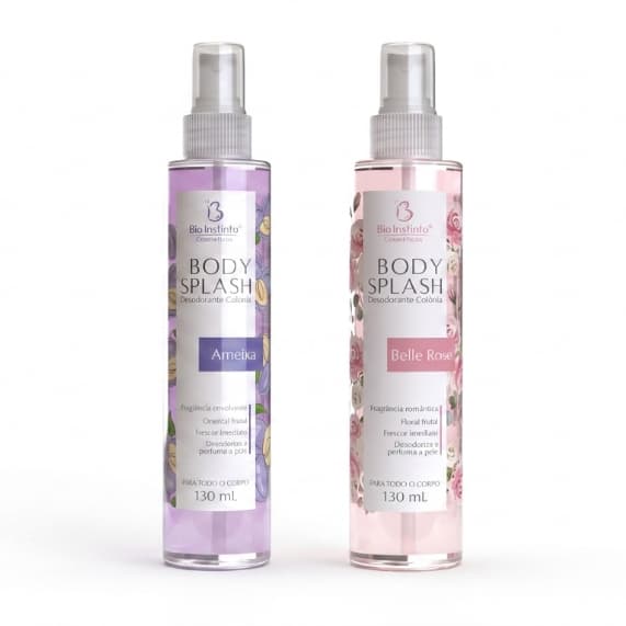 Desodorante Colônia Body Splash  130ml Belle Rose e Ameixa - Bio Instinto Cosméticos