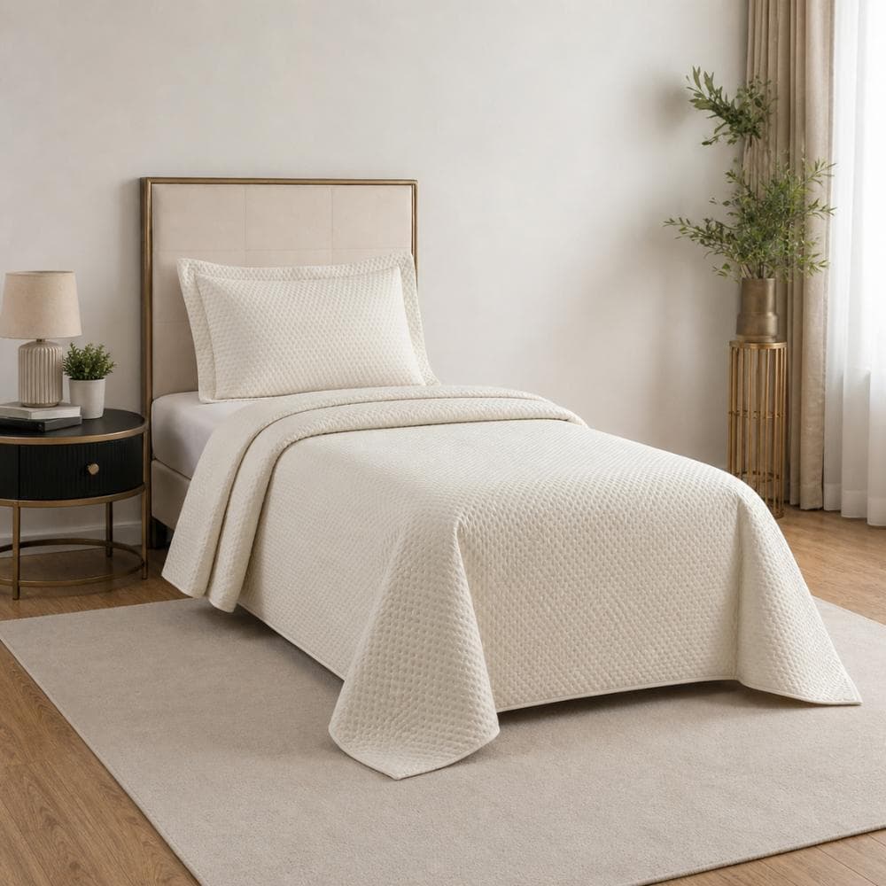 Kit Cobre Leito Solteiro Dupla Face Leve e Resistente com Porta-Travesseiro