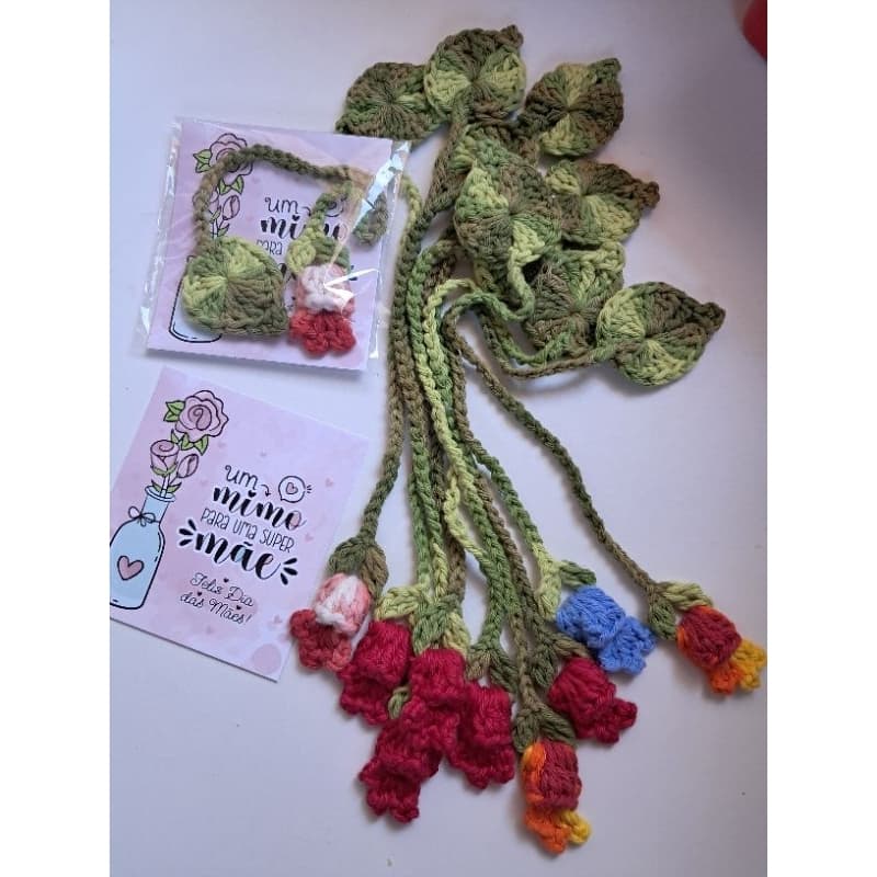 marca paginas de livro Tulipa