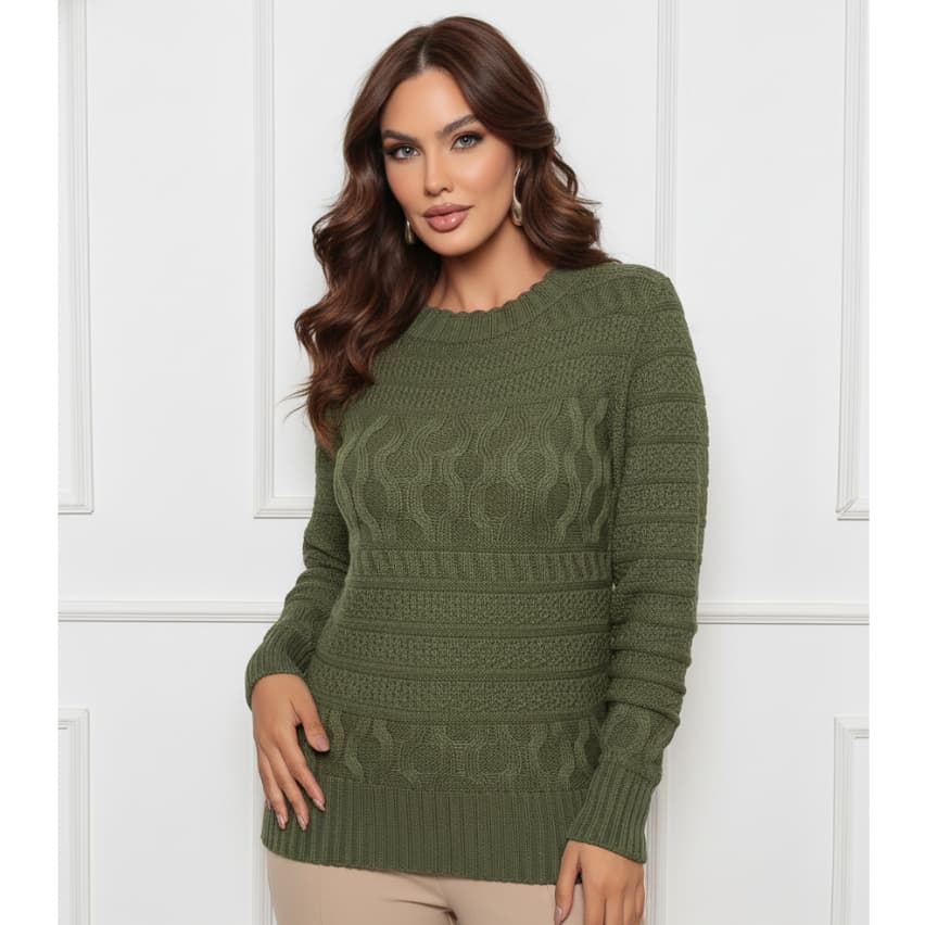 Blusa de Frio sweater feminino tricot lã moda inverno feminina estilosa