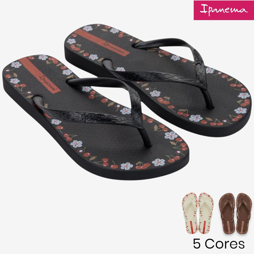 Chinelo Feminino Ipanema Day Animal Print Oncinha Sandália Original