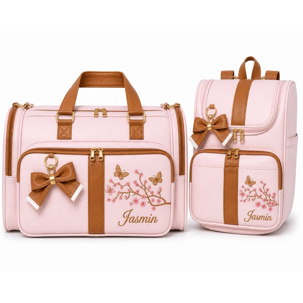 Kit Bolsas Maternidade Hortencia Luxo Personalizada