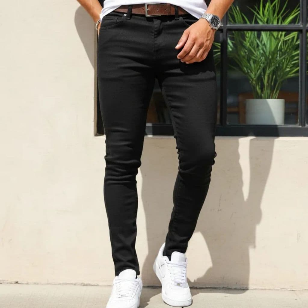 Calça Jeans Masculina Slim Com Elastano Premium Direto da Fabrica Confortavel Não Aperta Oferta Imperdivel