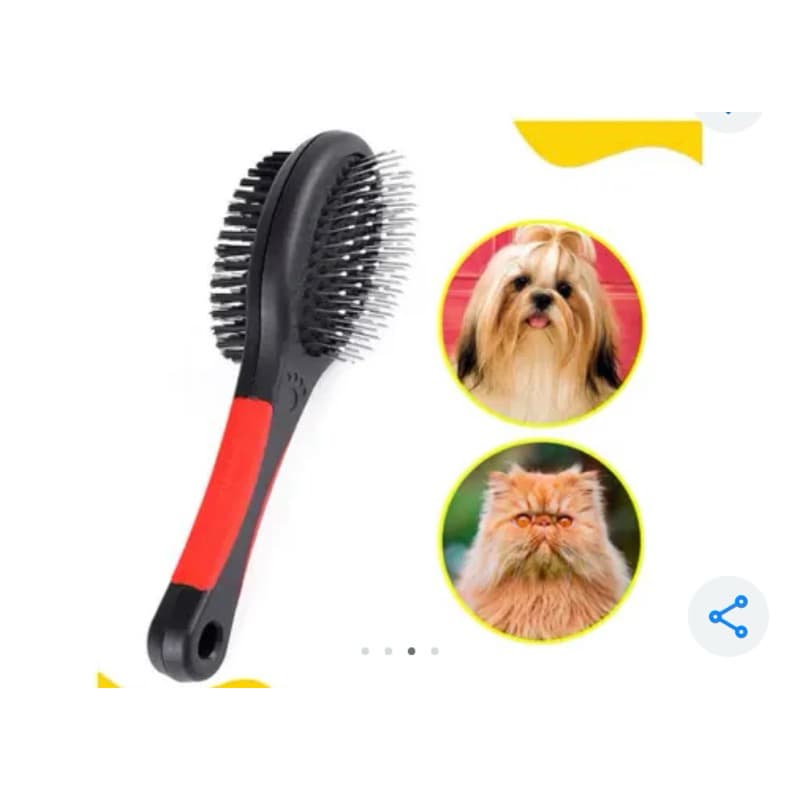 Escova Tutelo para Cães e Gatos Remove Pelos Massageadora Pet