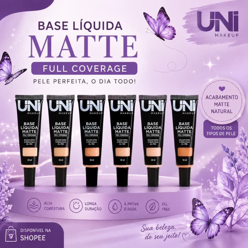 Base Líquida Matte Uni Full Coverage