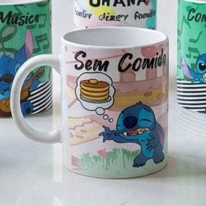 Canecas Lilo Stitch  Personalizada de Porcelana Diversos Modelos