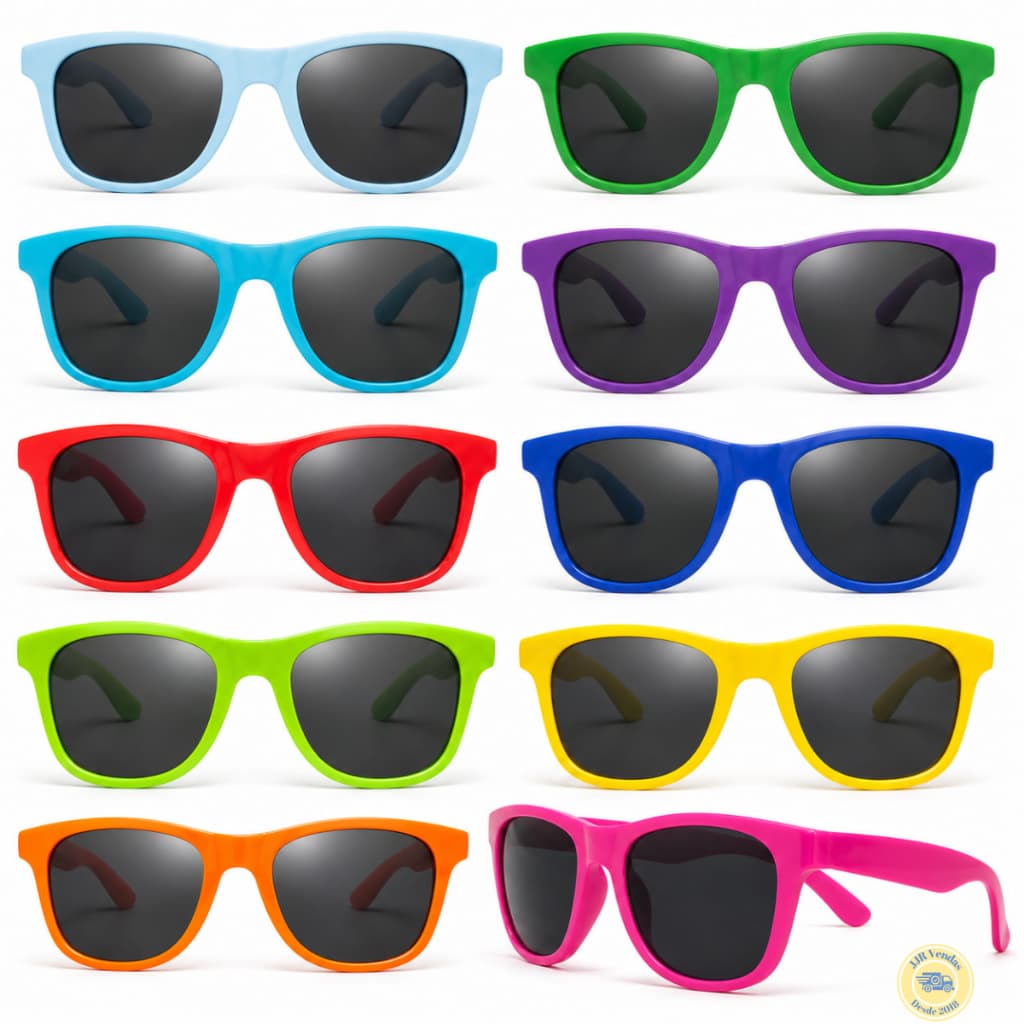 Kit 10 Oculos Lente Escuro Festas Baladas Casamentos Rave