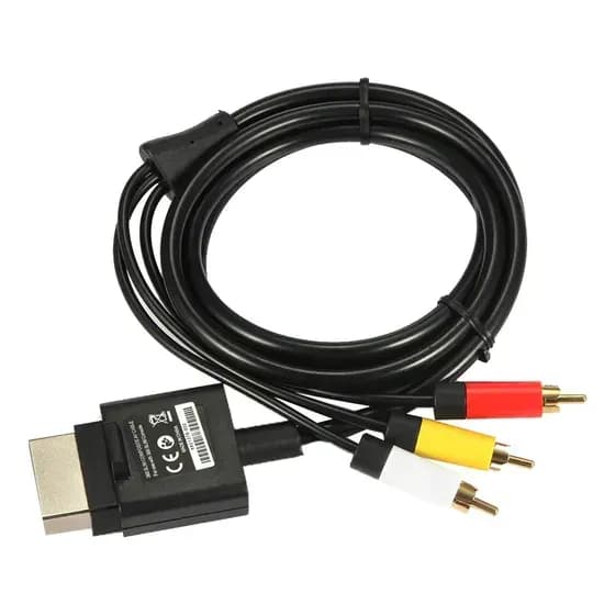 Cabo AV Original Microsoft Para Xbox 360 Slim/Super Slim