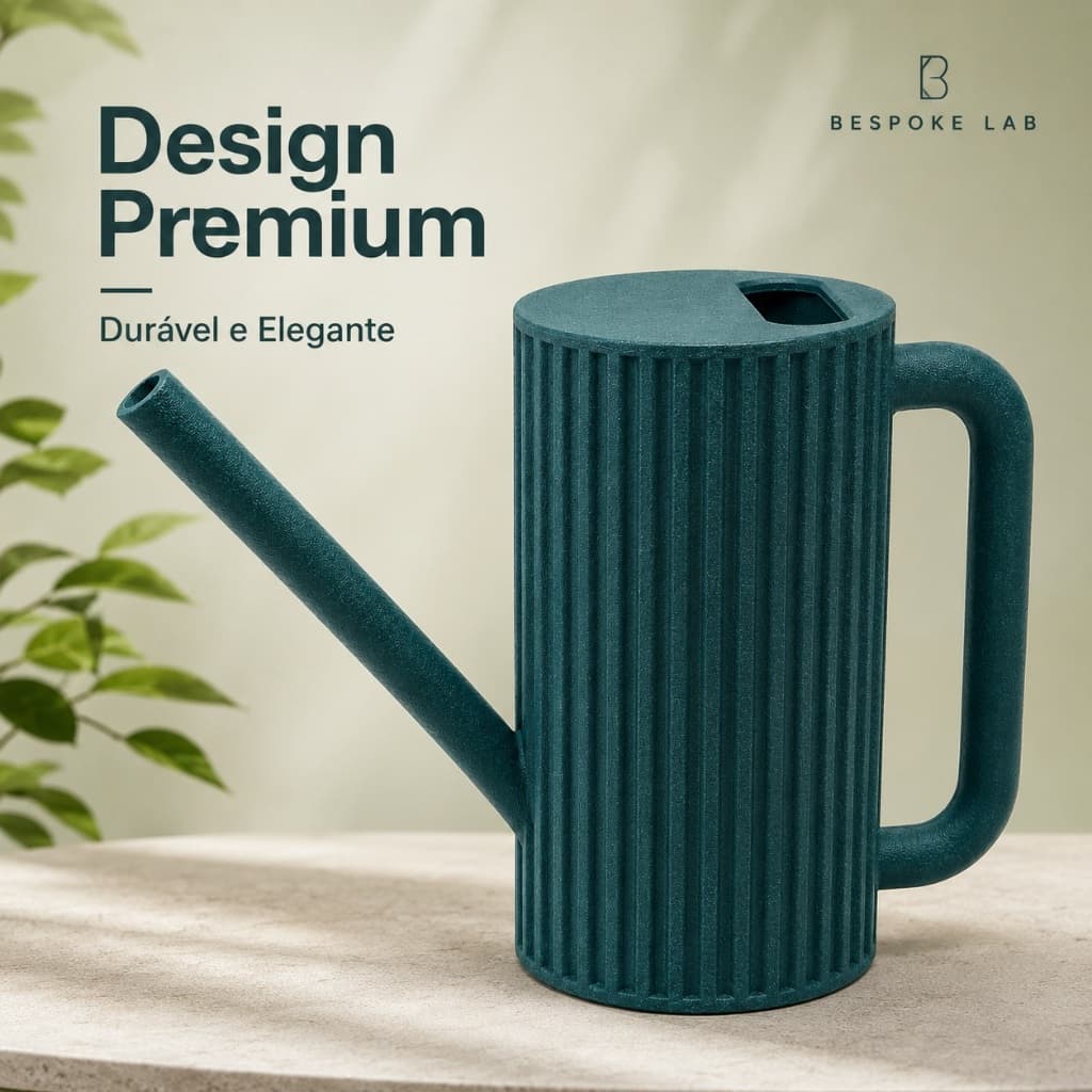 Regador Minimalista Decorativo Com Bico Longo Vasos Jardins Casa
