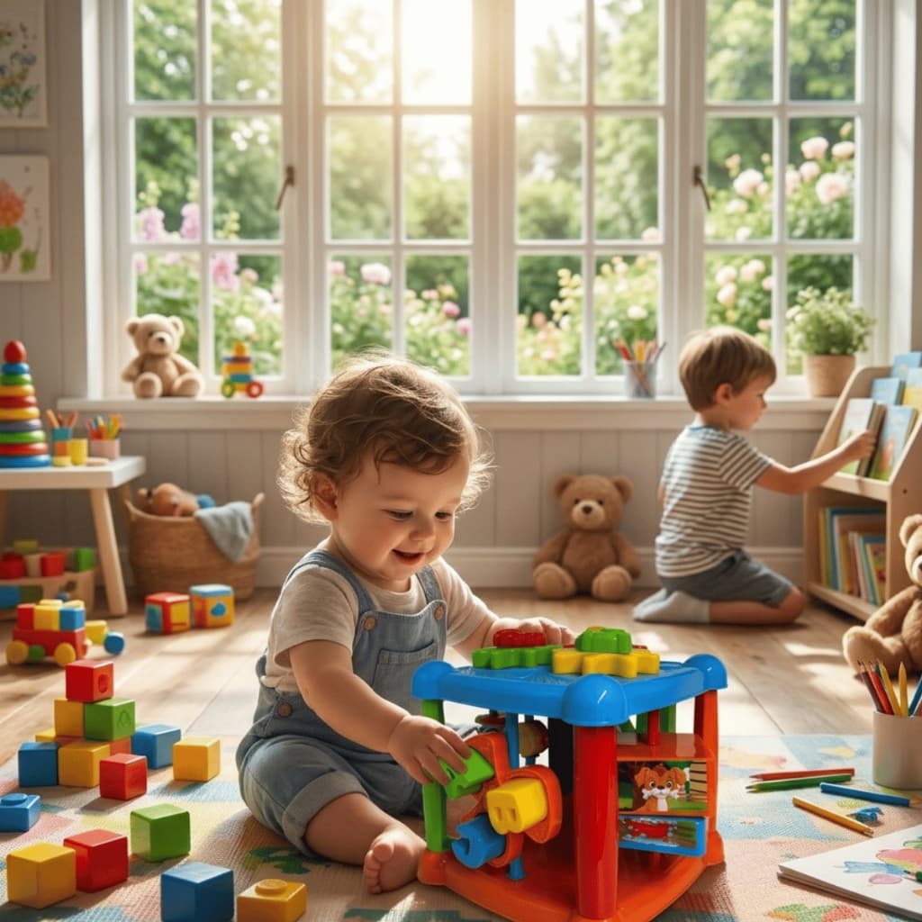 Brinquedo Infantil 1 a 3 anos Multisensorial Bloco Baby Movement