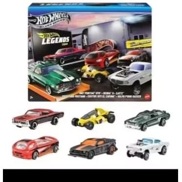 Hot Wheels Silver Series Legends Tour 6 Carrinhos Metal Escala 1:64 Mattel
