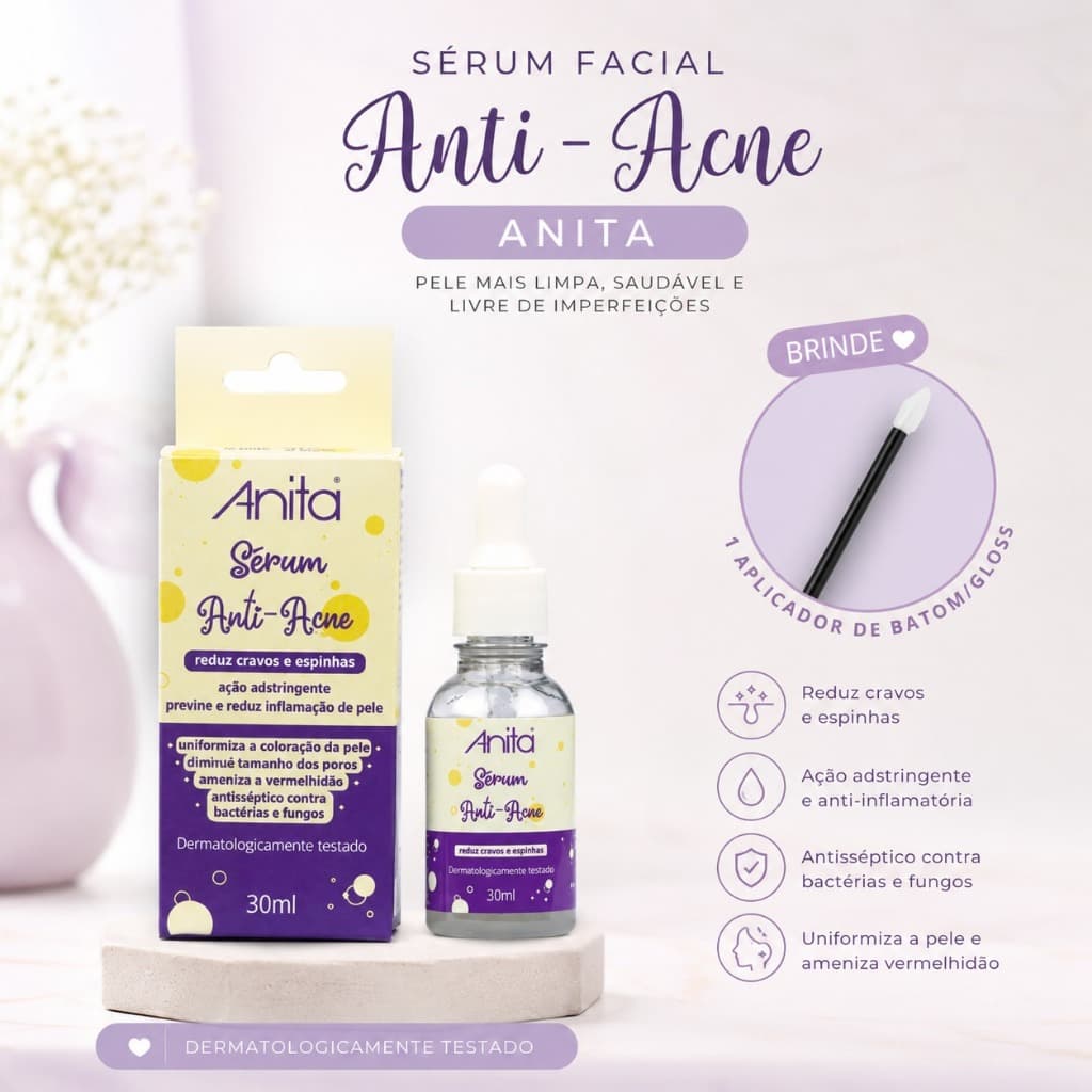 Sérum Anti-Acne Anita 30 ml + BRINDE
