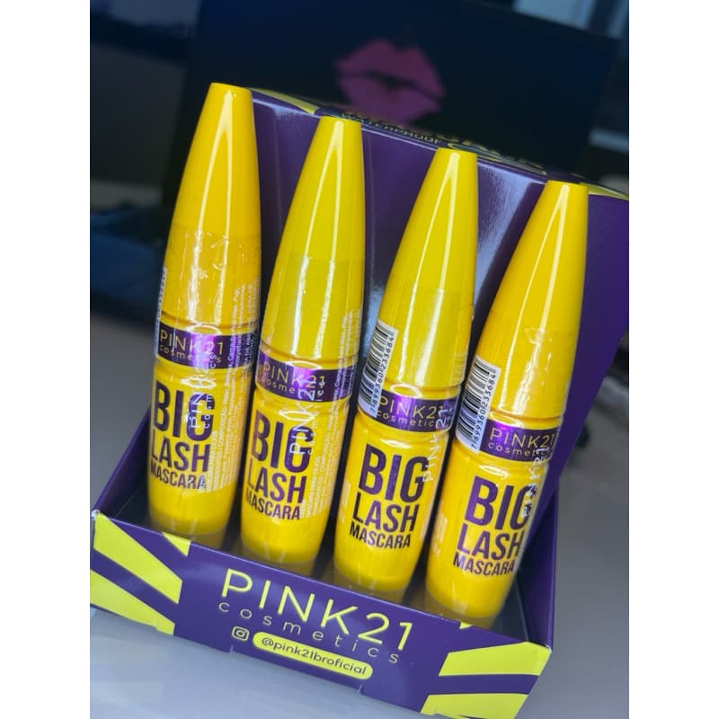 KIT COM 2 MÁSCARAS BIG LASH PINK 21